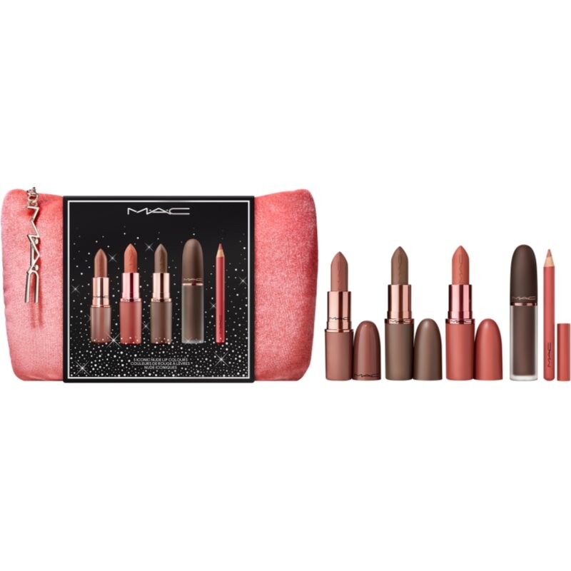 MAC Cosmetics Holiday MAC Celebrity Nude Lip Vault gift set for lips