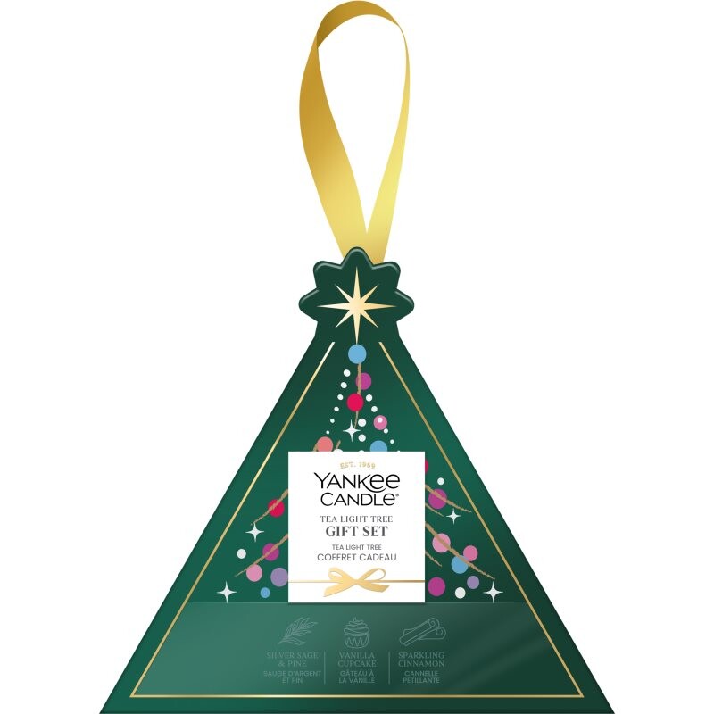 Yankee Candle Christmas Collection 2026 Tea Light Tree Christmas gift set 4 pc
