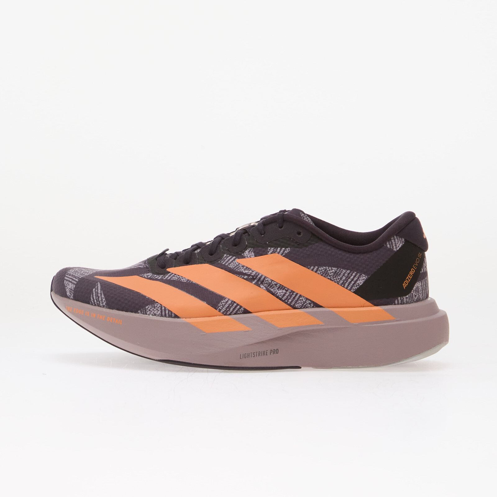 Sneakers adidas x Labrum Adizero EVO SL Aurora Black/ Easy Orange/ Preloved Fig UK 6