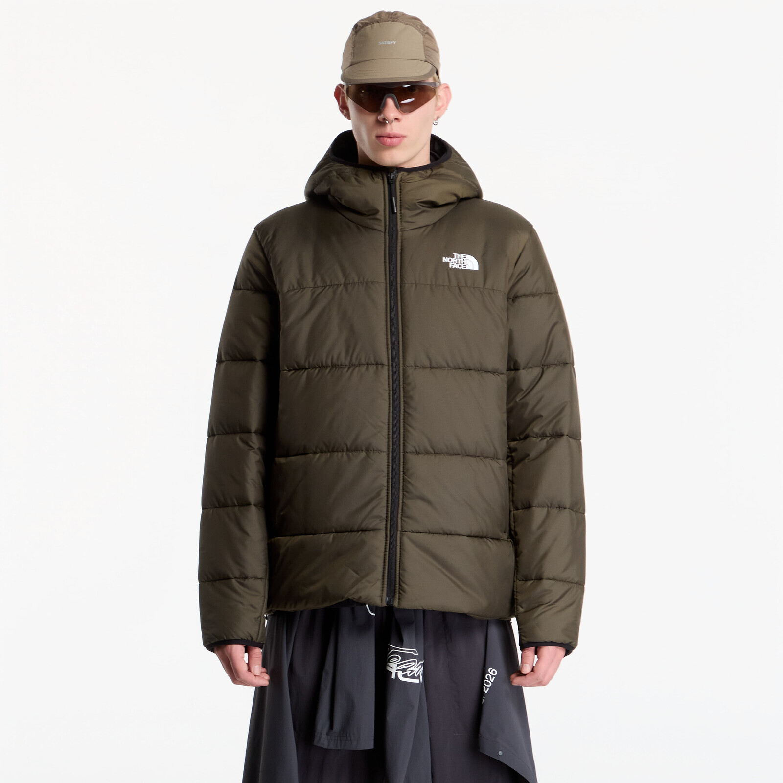 Jacket The North Face NSE Hooded Mask Jacket New Taupe Green S