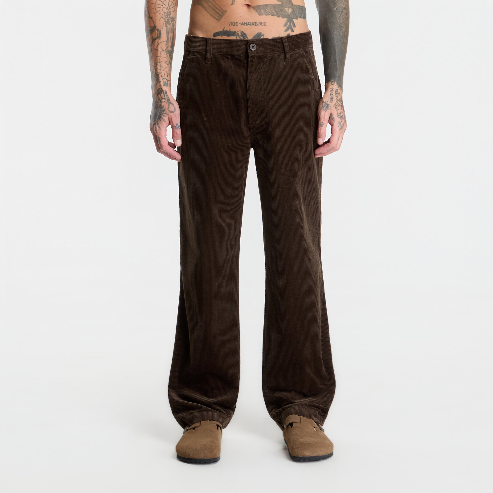 Pants Calvin Klein Jeans 90s Straight Corduro Dark Coffee W34/L32