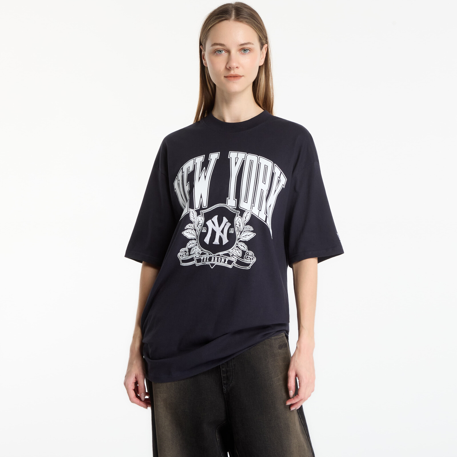 T-shirt New Era MLB Arch Graphic OS Tee New York Yankees UNISEX Navy S