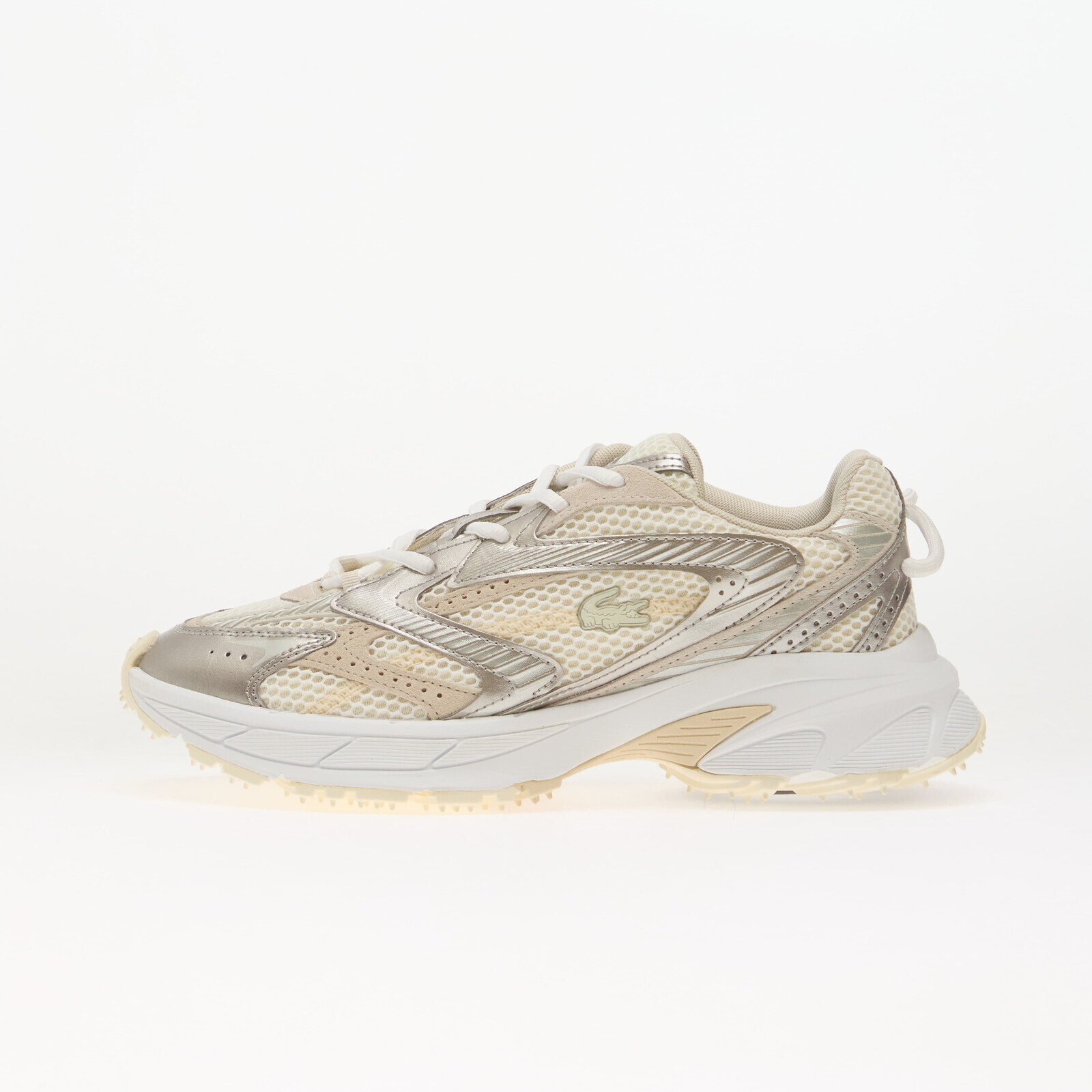 Sneakers Lacoste L003 Neo Shot Off White/ Silver UK 5.5