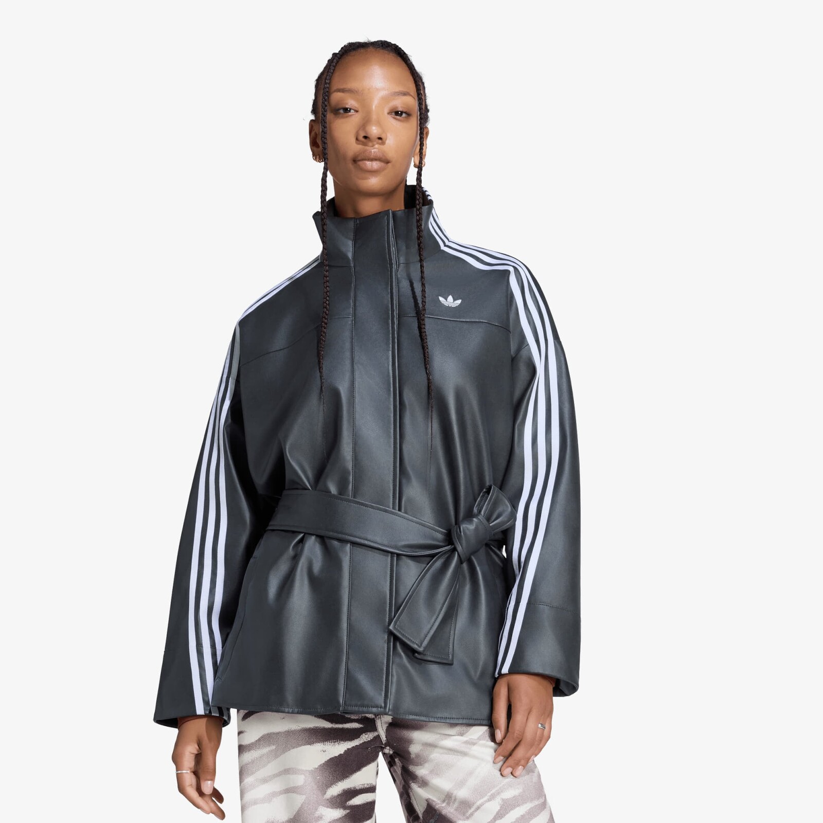 Bomber adidas Adilenium Season 6 Pleather Jacket Black XS
