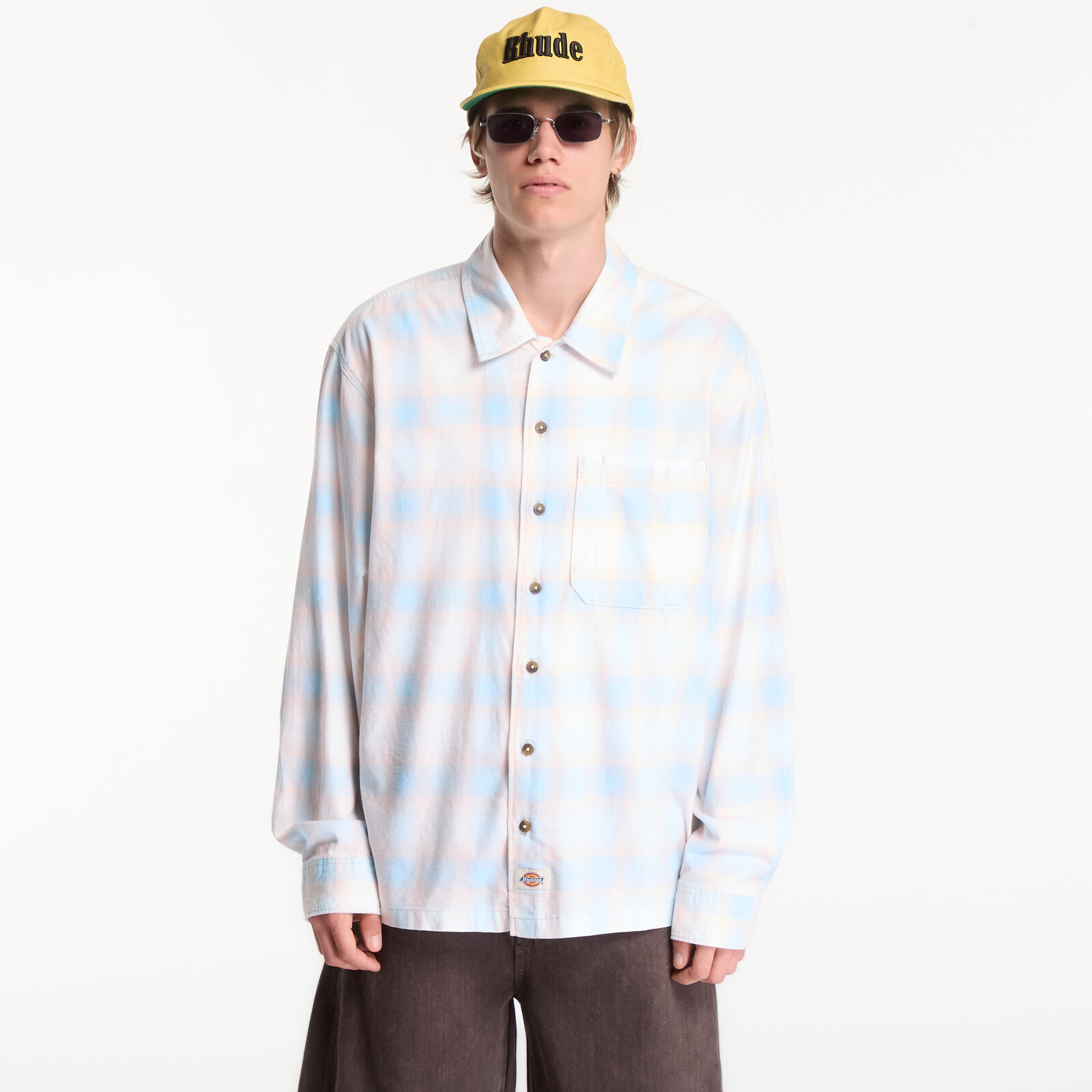 Shirt Dickies Gulfport Flannel Shirt Bone M