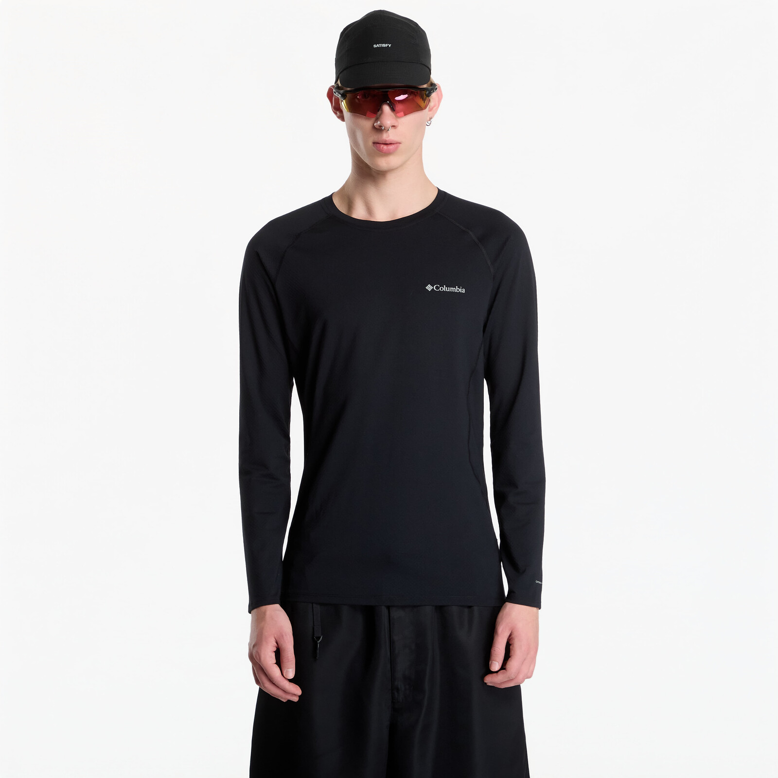 T-shirt Columbia M Omni-Heat Infinity Knit LS Crew Black L