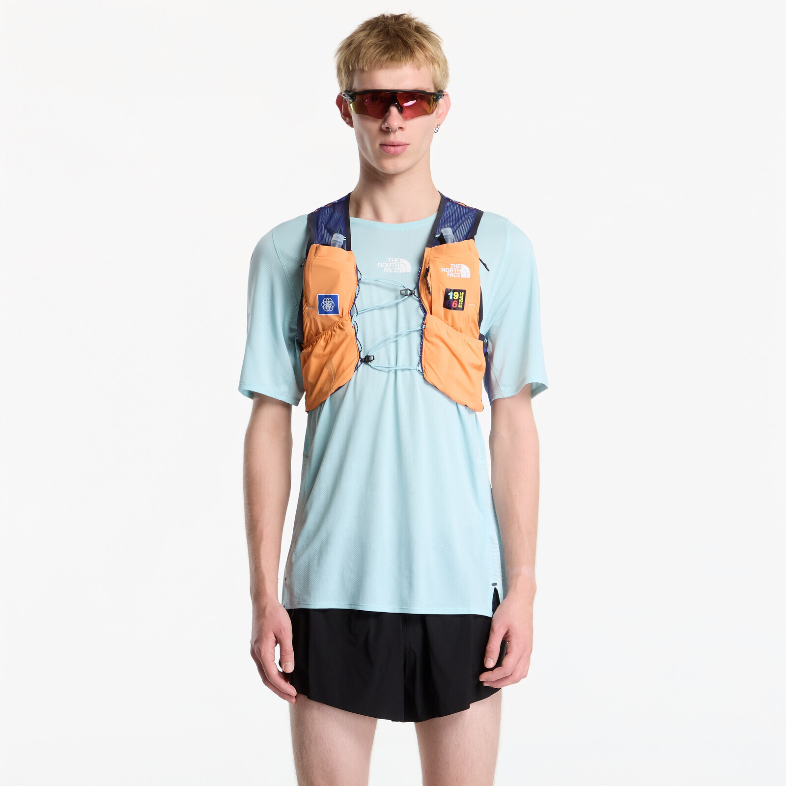 The North Face Summit Run Vest 10 UNISEX Summit Orange/ Black M