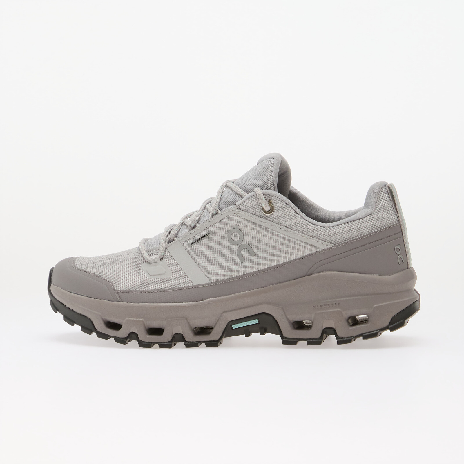 Sneakers On Cloudrock Low Waterproof Glacier/ Ore UK 8