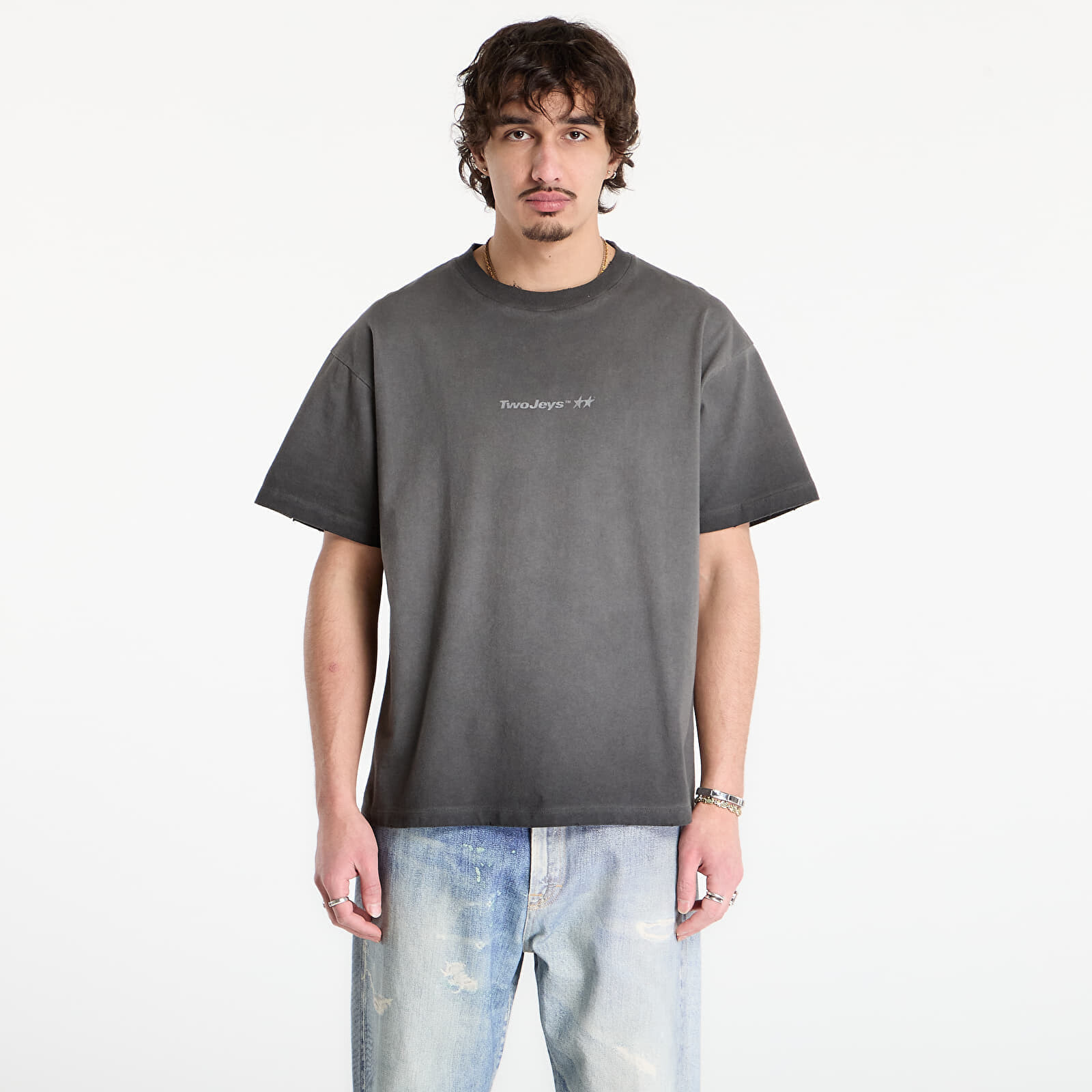 T-shirt TwoJeys Icon T-Shirt Washed Black M