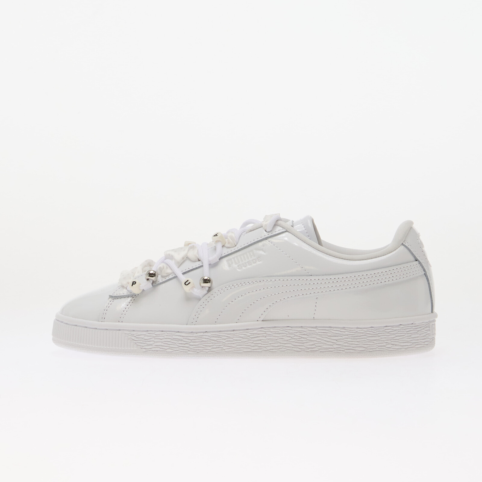 Sneakers Puma Suede Bloom Patent Wns Puma White/ Feather Gray UK 5