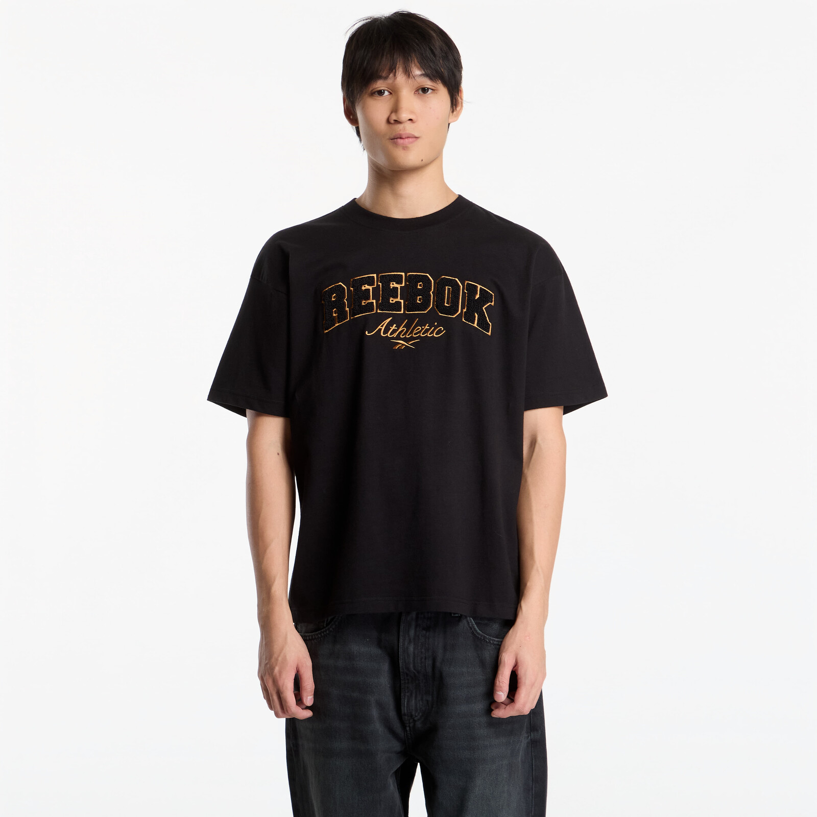 T-shirt Reebok Elevated Athletic Varsity T-Shirt Black S