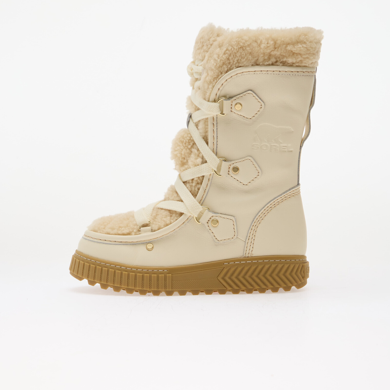 Sorel ONA AVE™ ALPINE TALL LX WP Snow, Gum 17 7.5