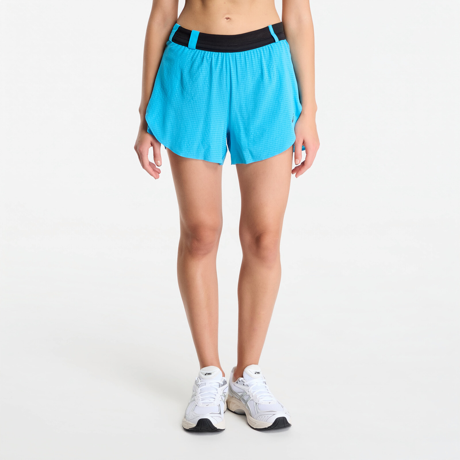 Asics x Distance Metarun Two Color Split Short Blue M