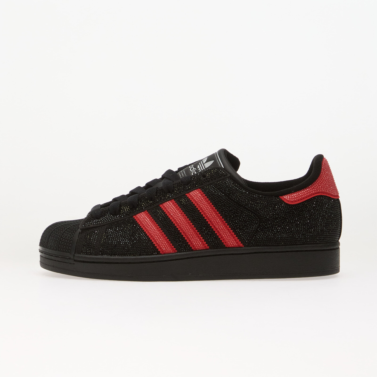 Sneakers adidas Superstar II Core Black/ Better Scarlet/ Silver Met. UK 4