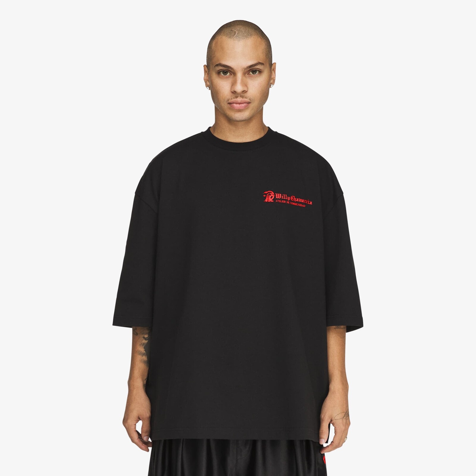 T-shirt adidas x Willy Chavarria Atelier Tee Black L