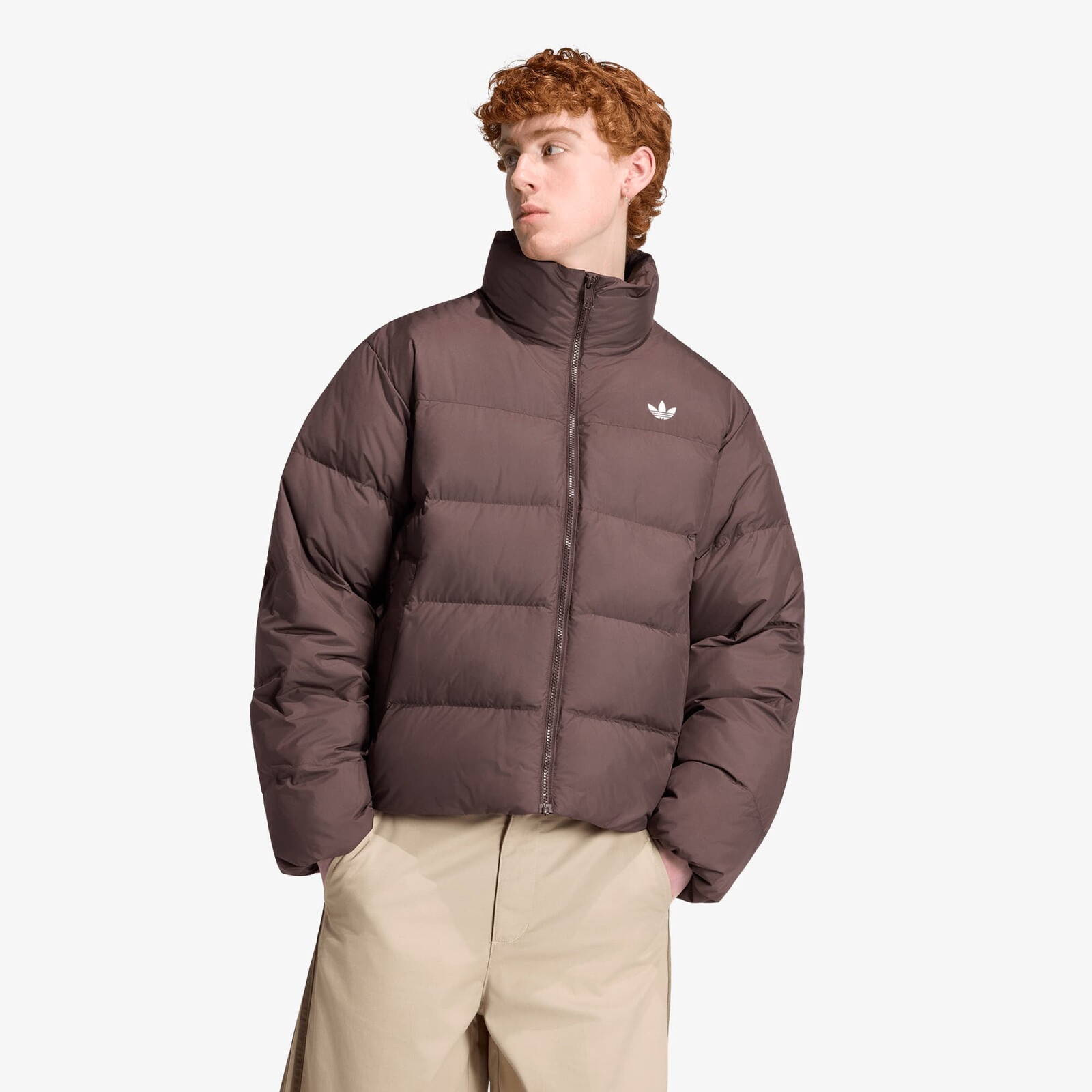 Jacket adidas Stand Collar Regen Jacket Aurora Coffee XL