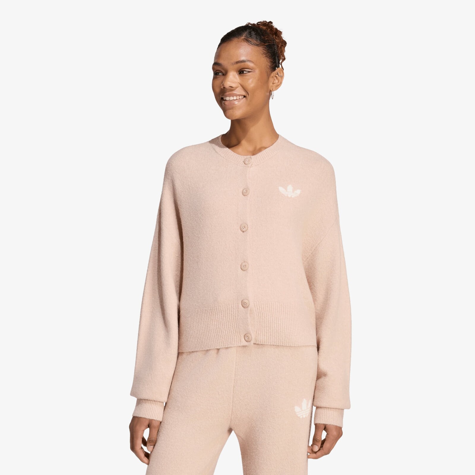 Sweater adidas Essentials Knit Cardigan Wonder Taupe XS