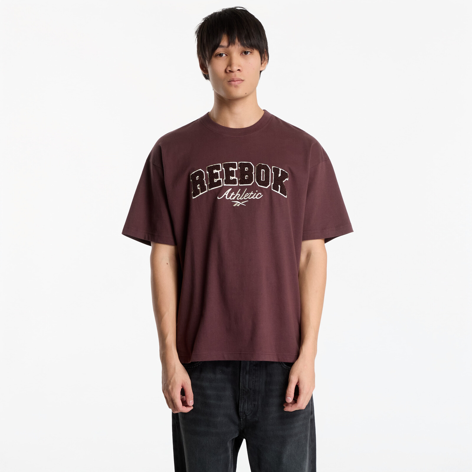 T-shirt Reebok Elevated Athletic Varsity T-Shirt Dark Cocoa L
