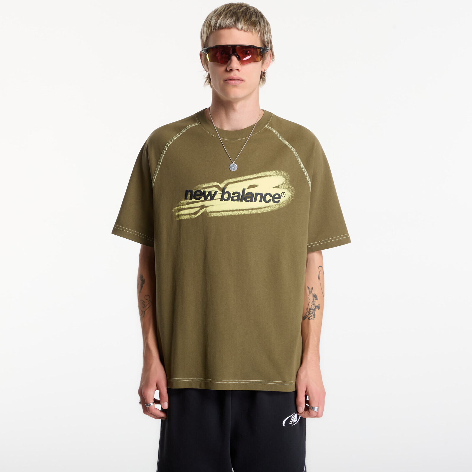 T-shirt New Balance Street Classics Distort T-Shirt Wakame M