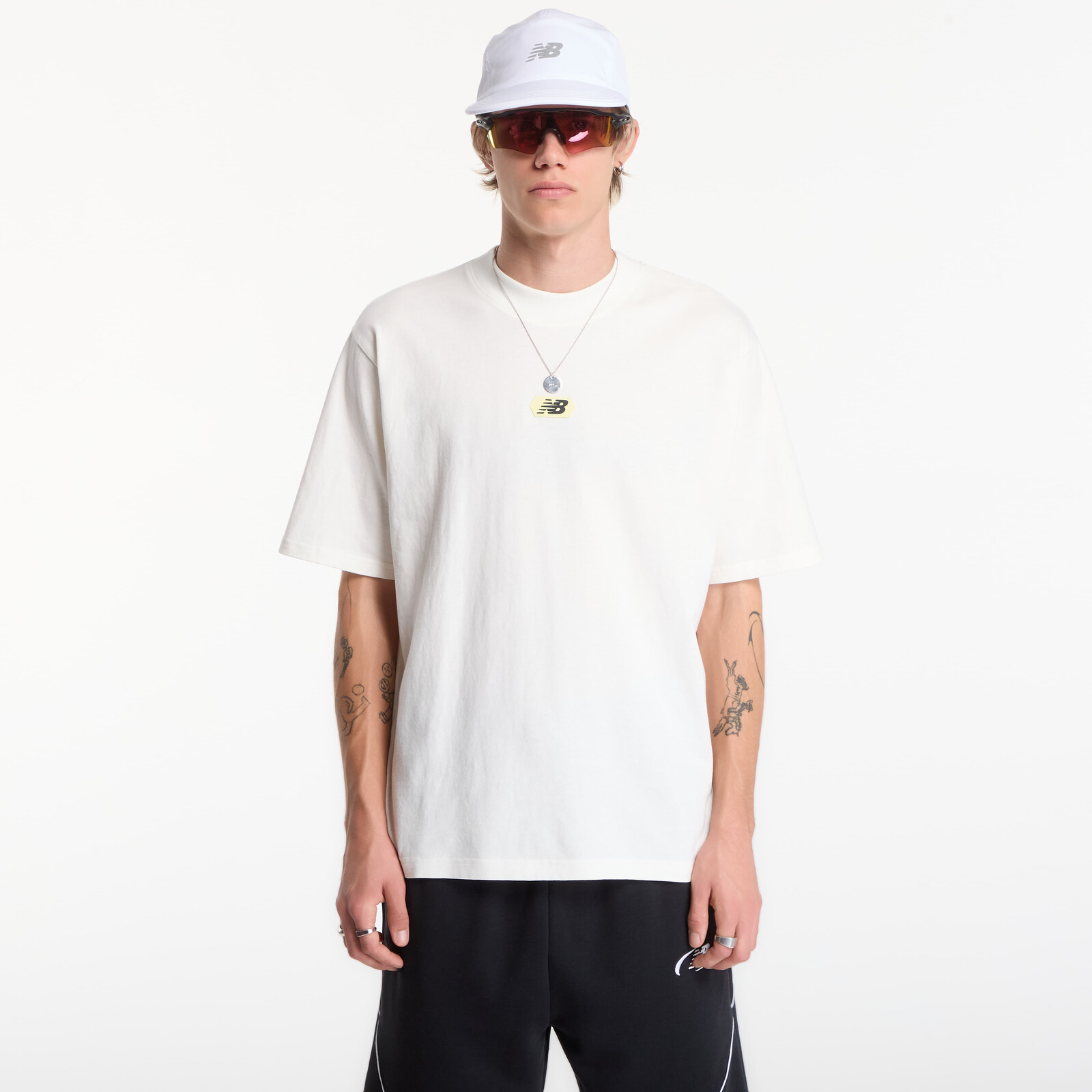 T-shirt New Balance Street Classics Multi Blur T-Shirt Sea Salt XXL