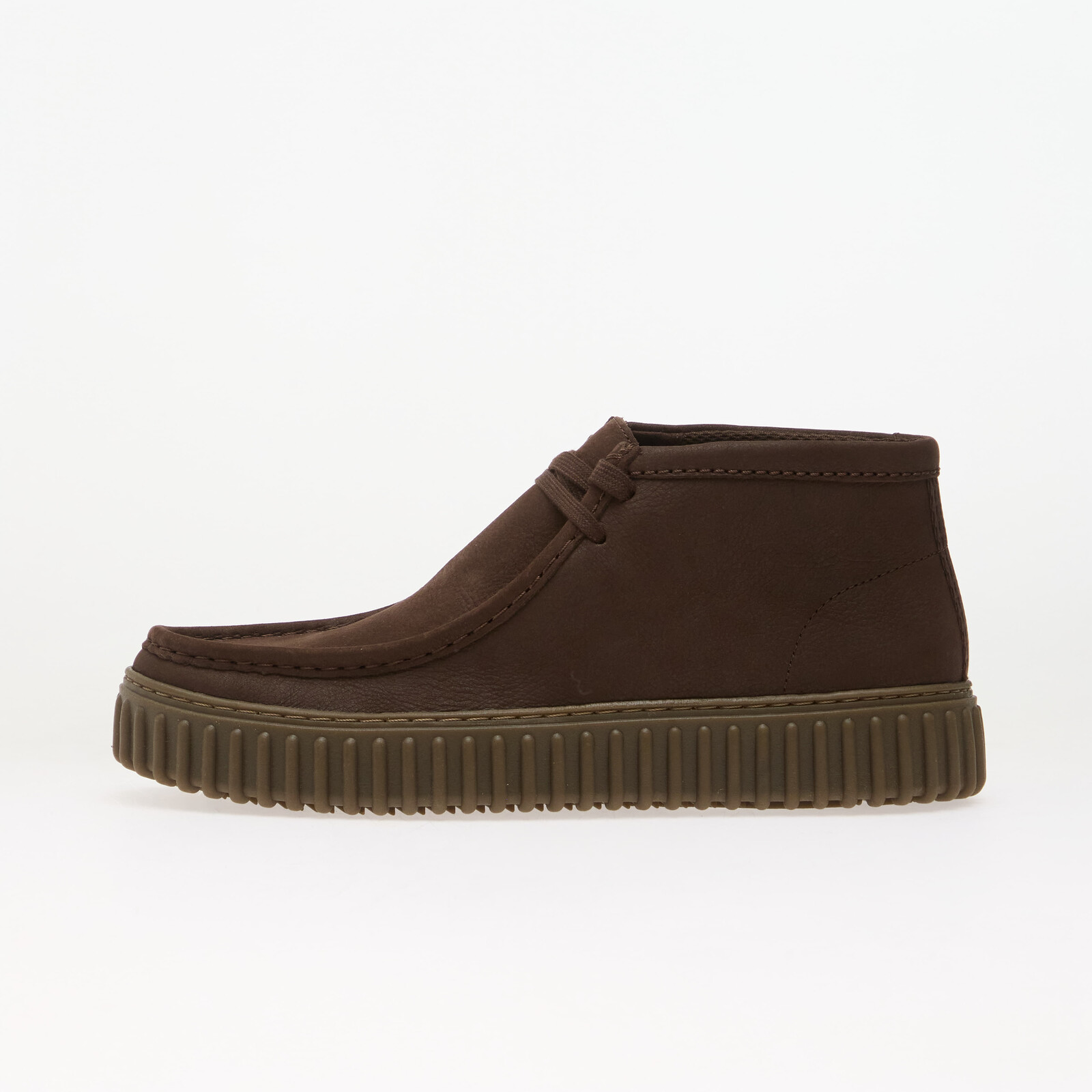 Shoes Clarks Torhill Hi Leather Dark Brown 10