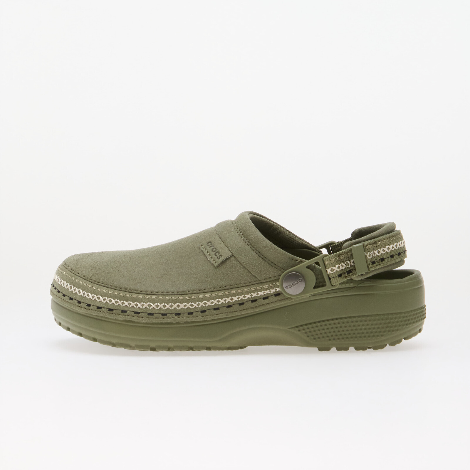 Shoes Crocs Classic Crafted Vegan Suede Stitch Cargo 7