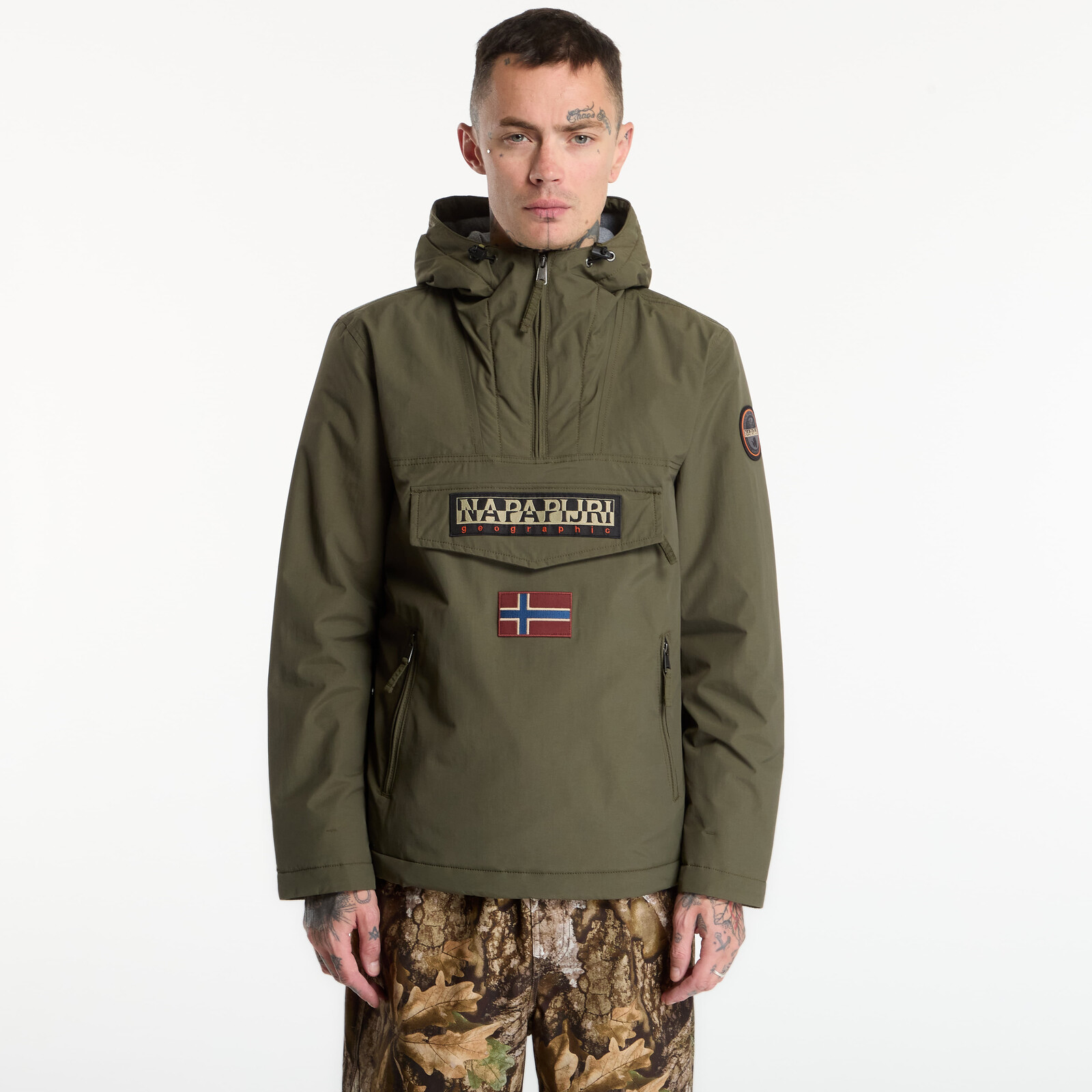 Jacket Napapijri Rainforest Pocket 2 Olive Night L