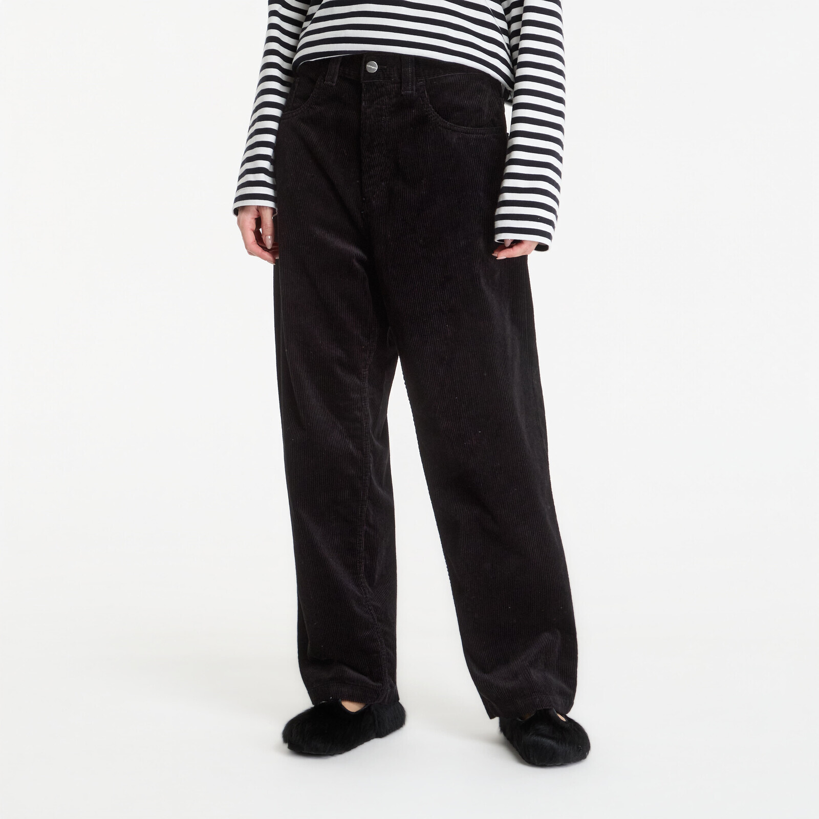 Pants Carhartt WIP Brandon Pants UNISEX Black Rinsed M