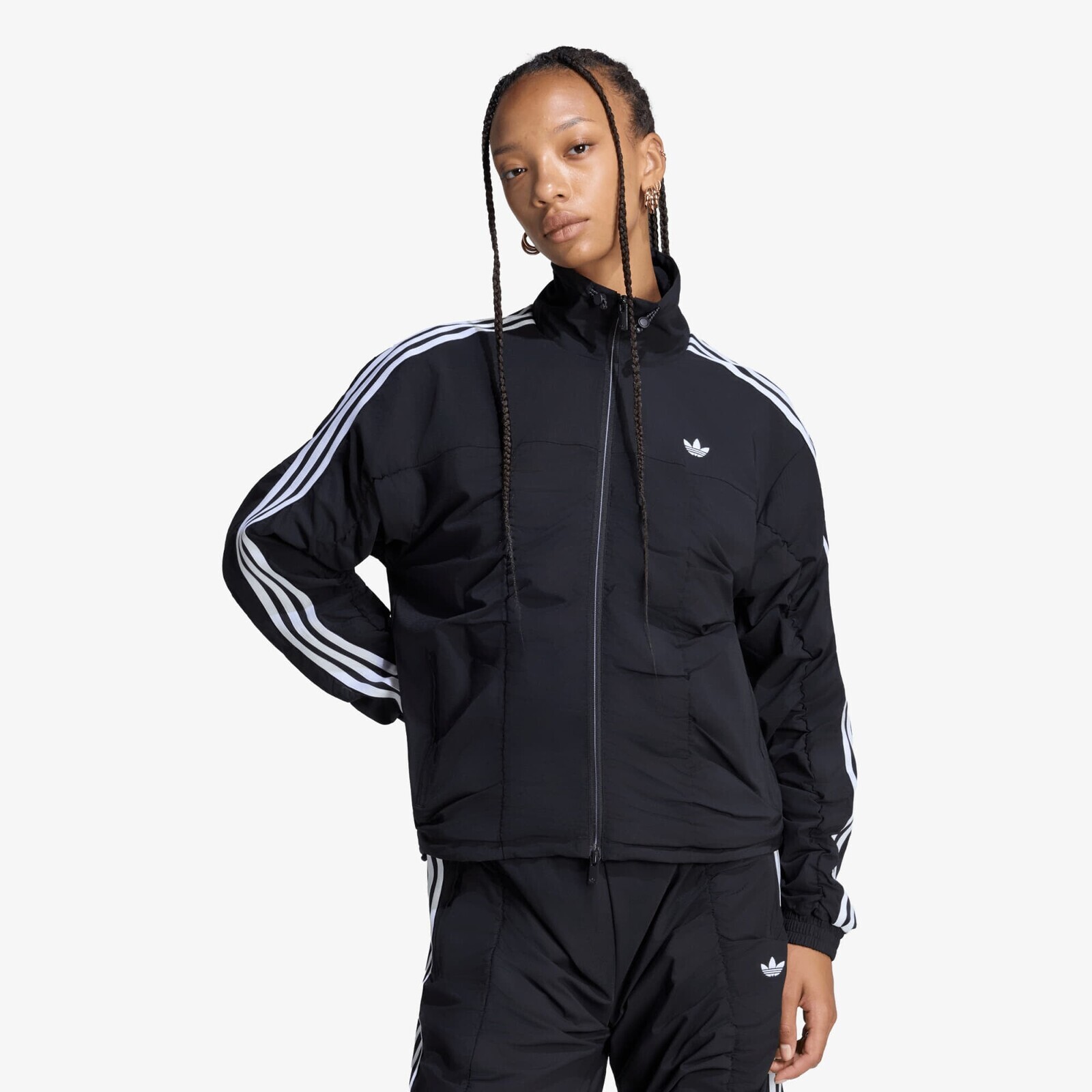 Jacket adidas Adilenium Season 6 Ruffled Track Jacket Black XS
