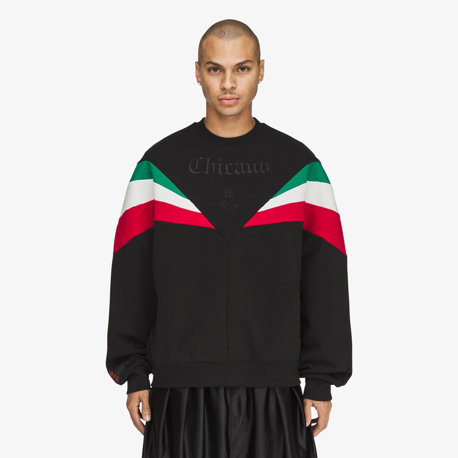 Sweatshirt adidas x Willy Chavarria Chicano Sweatshirt Black XXL