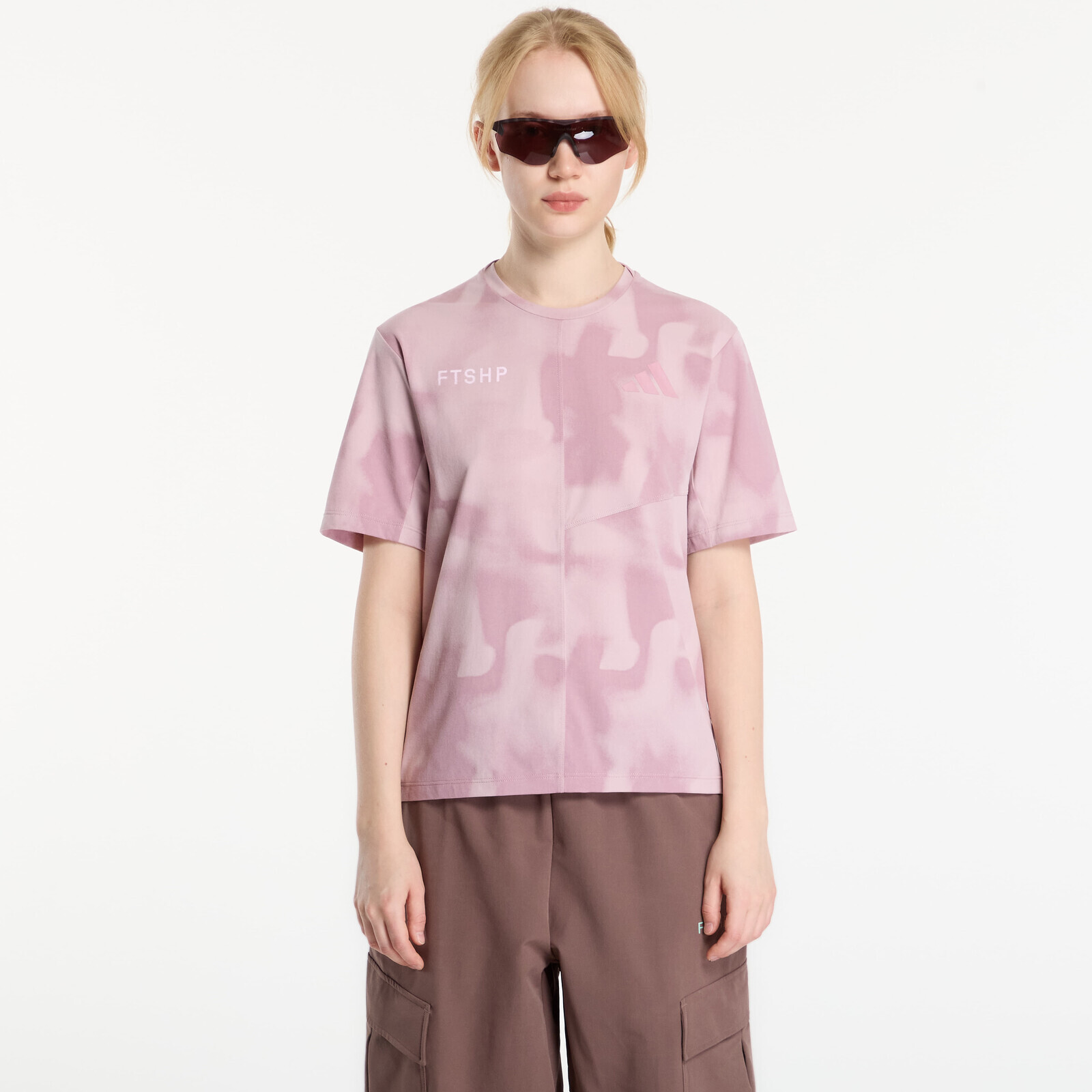 T-shirt FTSHP x adidas Terrex DAYBREAKER Women Camo T-shirt Pink Camo M