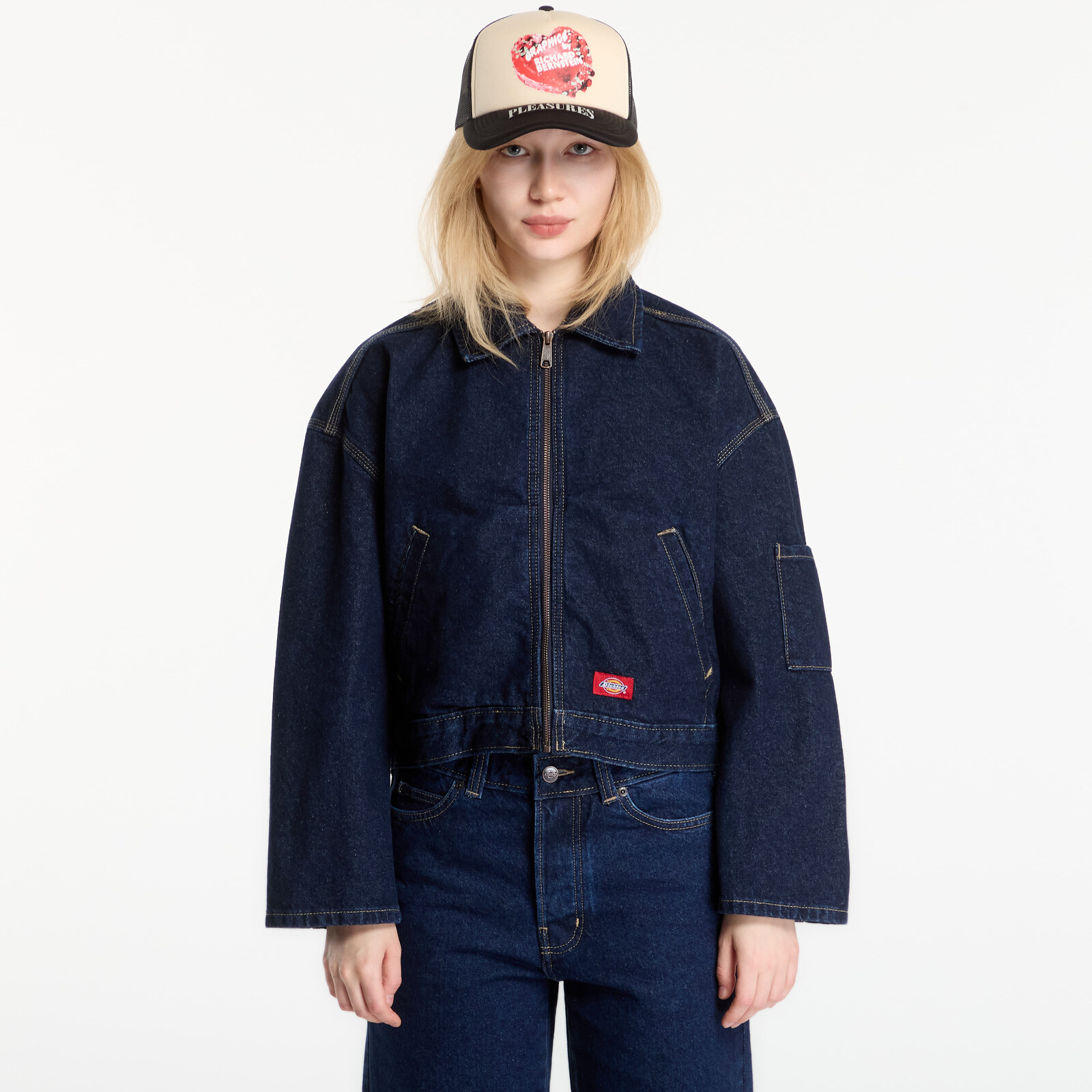 Jacket Dickies Edgewood Unlined Denim Jacket Rinsed M