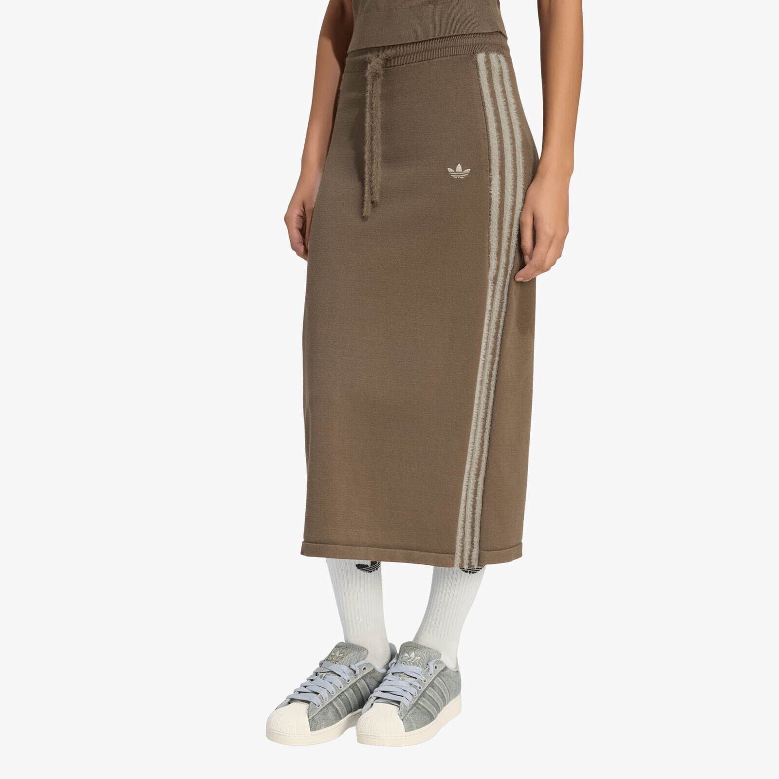 adidas Knitted Skirt Branch/ Silver Pebble L