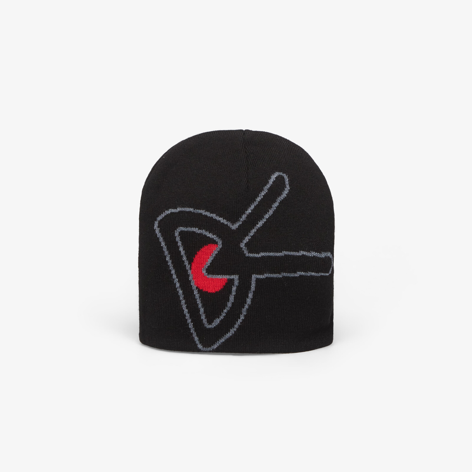 District Vision Lightweight Merino Wool Beanie Black/ Red Universal
