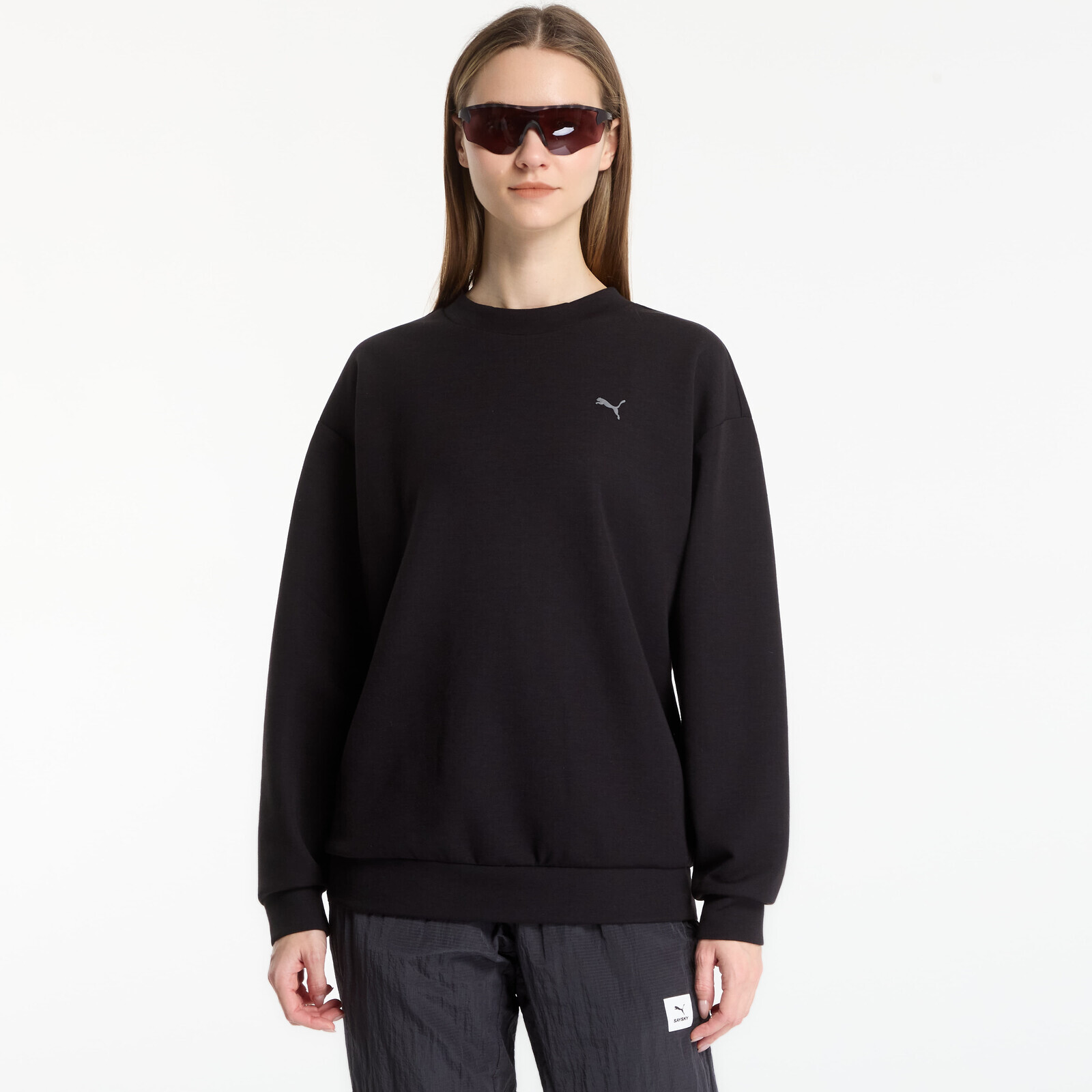 Sweatshirt Puma W Cloudspun Crew Neck Puma Black L