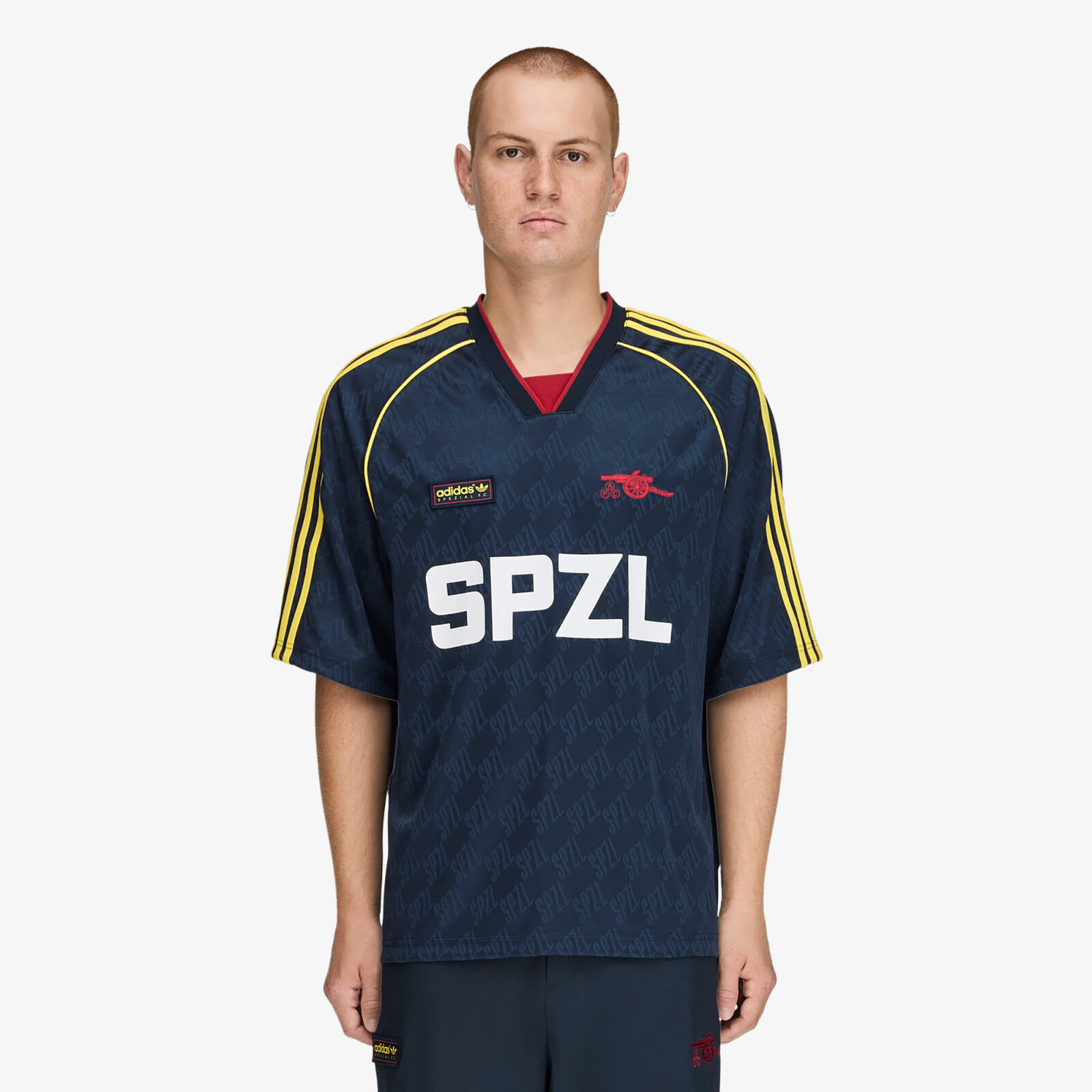 Shirt adidas Arsenal SPZL F.C. Tee Collegiate Gold/ Aurora Ink XXL