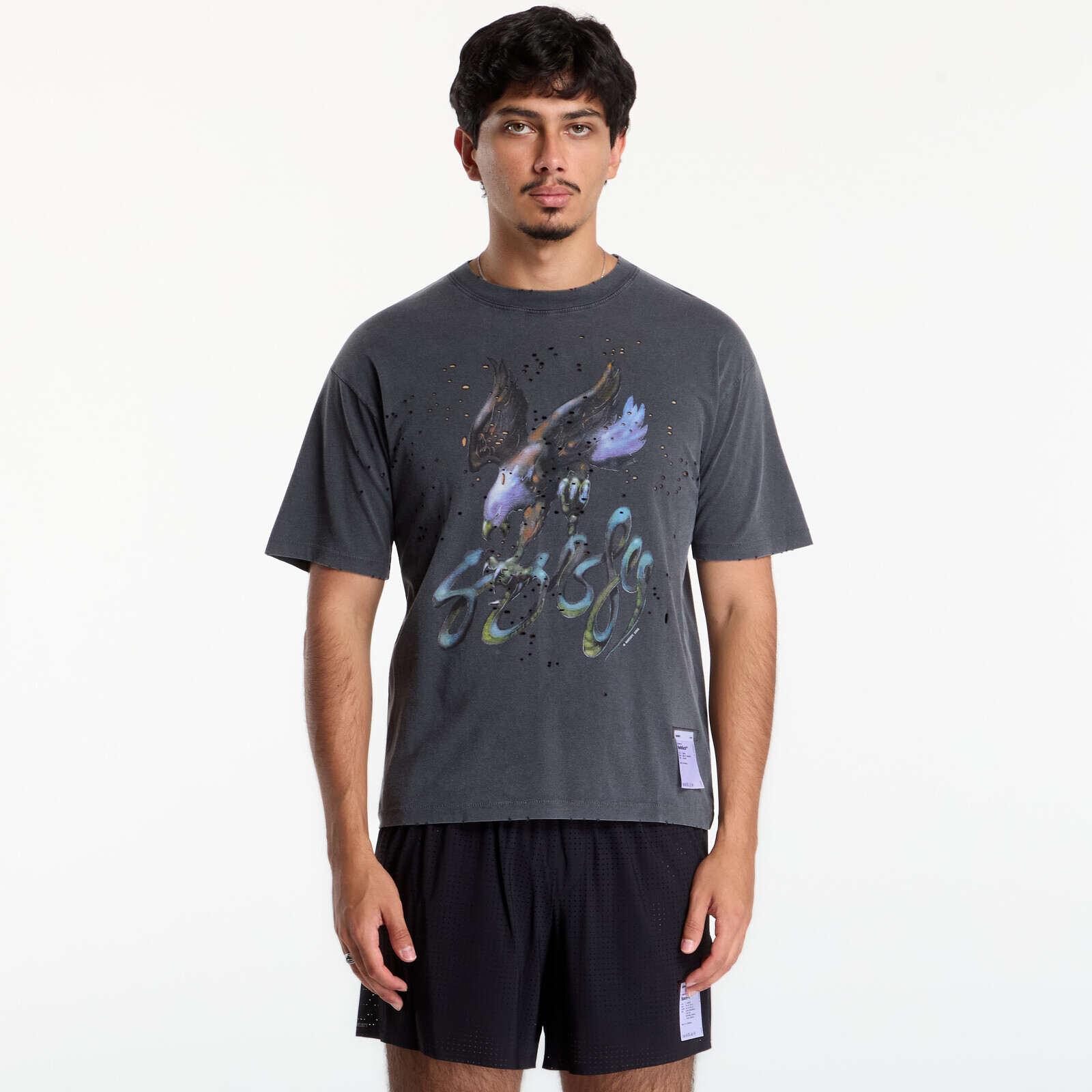 T-shirt Satisfy MothTech T-Shirt Aged Black Eagle S