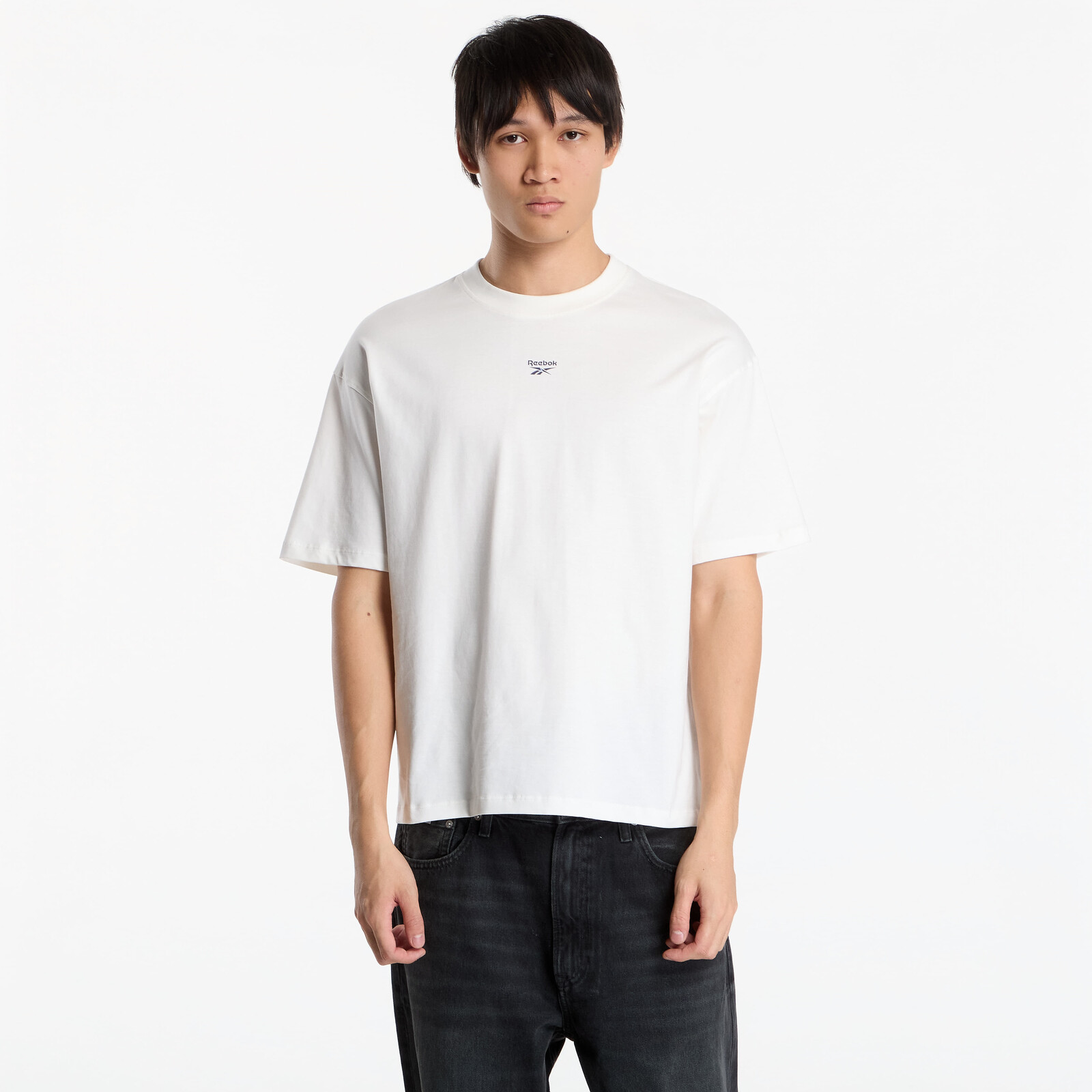 T-shirt Reebok Elevated Varsity Boxy T-Shirt Chalk M