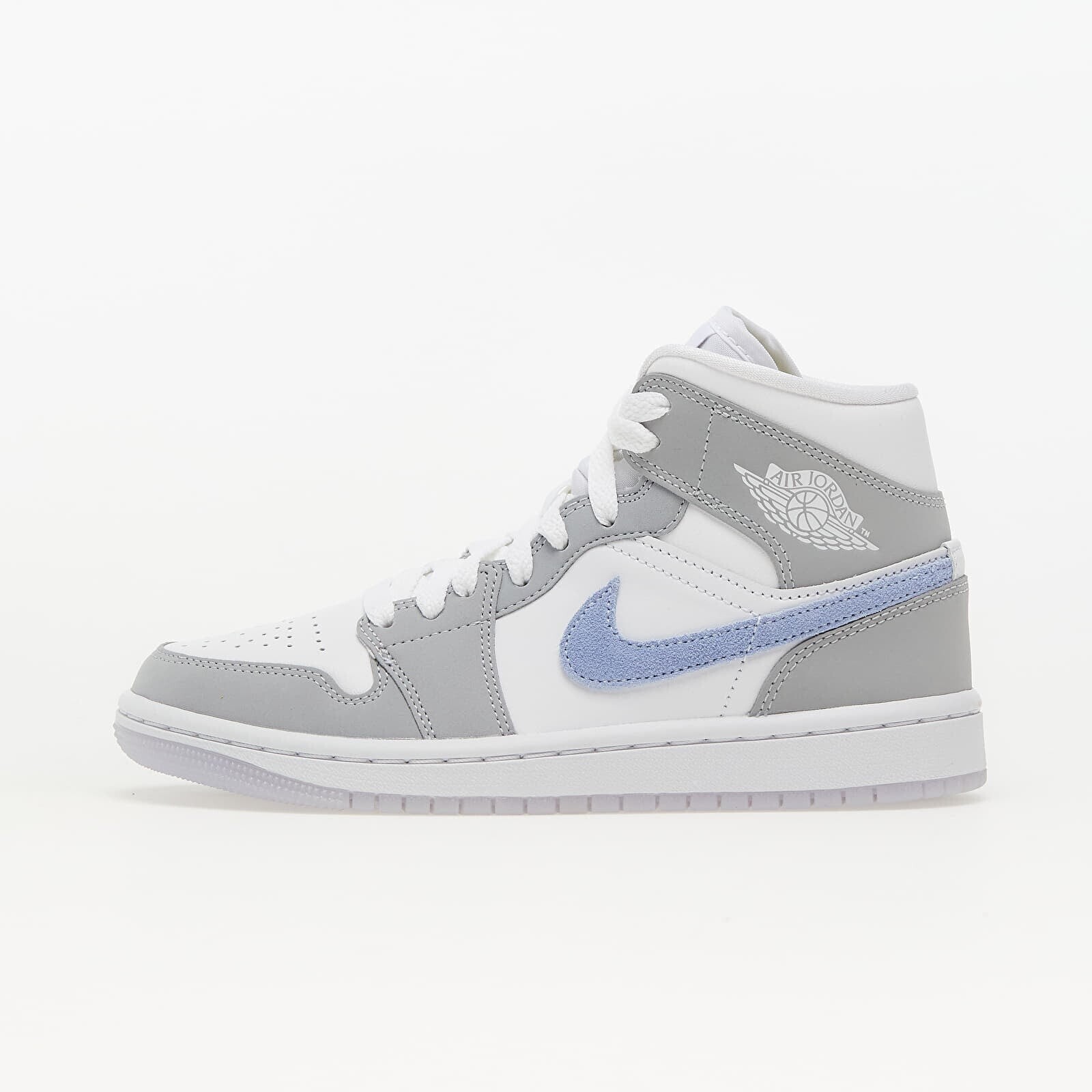 Sneakers Air Jordan 1 Mid White/ Aluminum-Wolf Grey UK 9.5