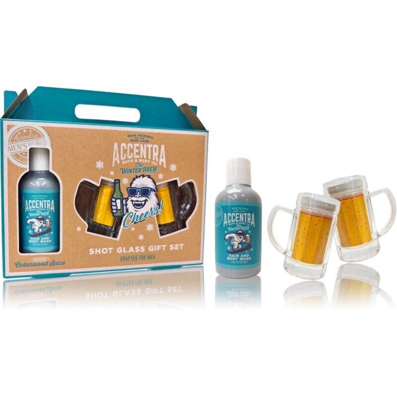 Accentra The Winter Brew Shot Glass Gift Set gift set for men 3 pc