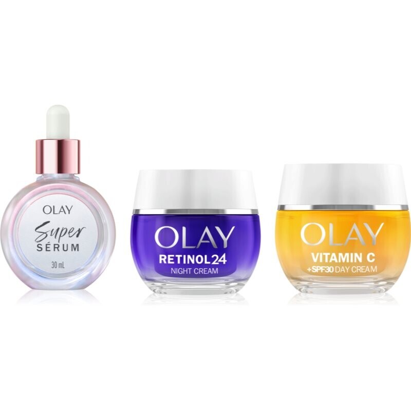 Olay Super Serum & Retinol 24 & Vitamin C set for beautiful skin