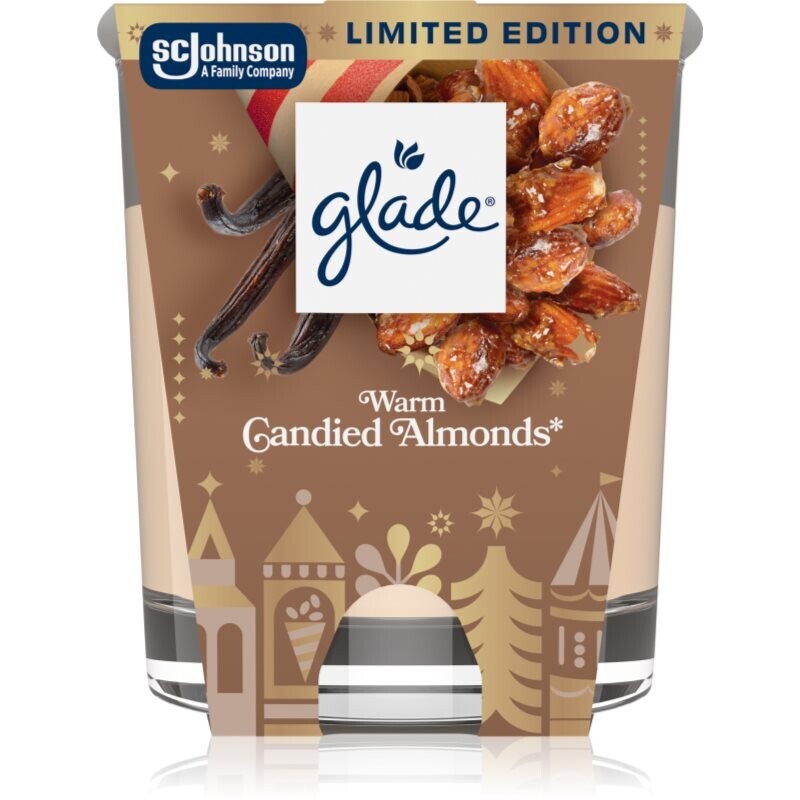GLADE Warm Candied Almonds scented candle 112 g