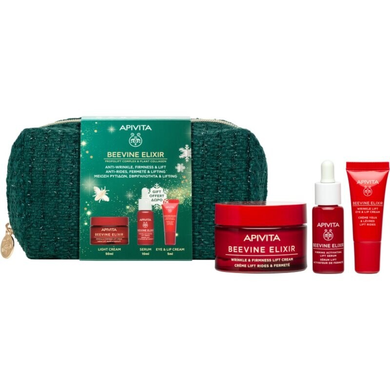 Apivita Beevine Elixir Collagen Reboot Christmas gift set with firming effect
