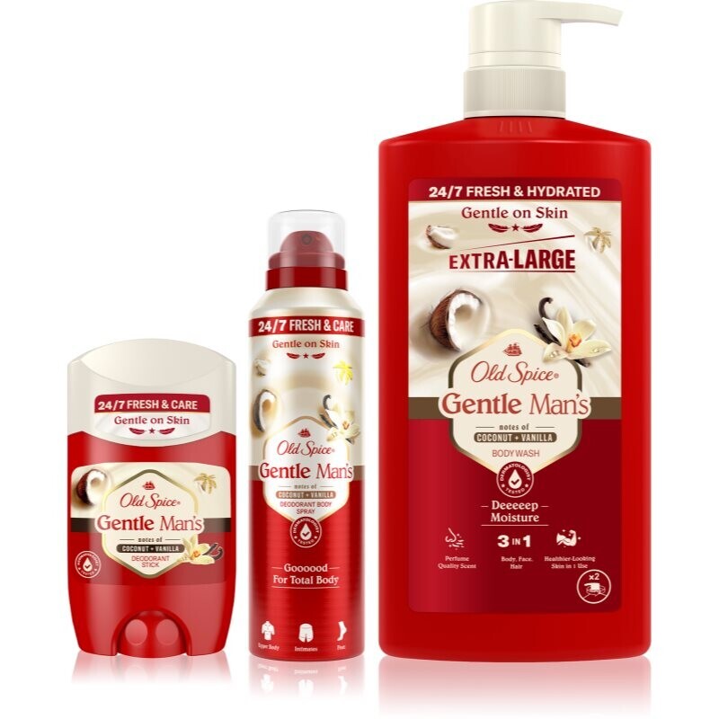 Old Spice Gentle Man's Coconut & Vanilla set for the body