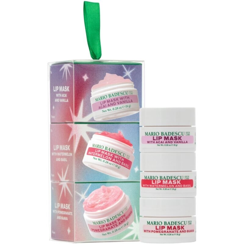 Mario Badescu Mini Lip Mask Ornament gift set for lips