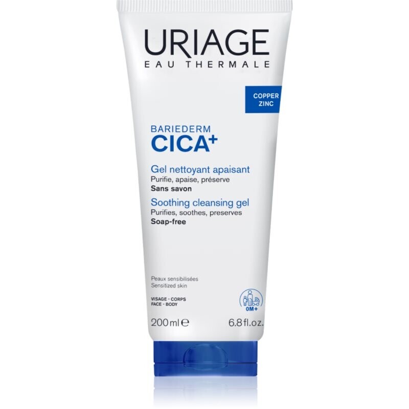 Uriage Bariederm Cica+ Soothing Cleansing Gel soothing cleansing gel 200 ml