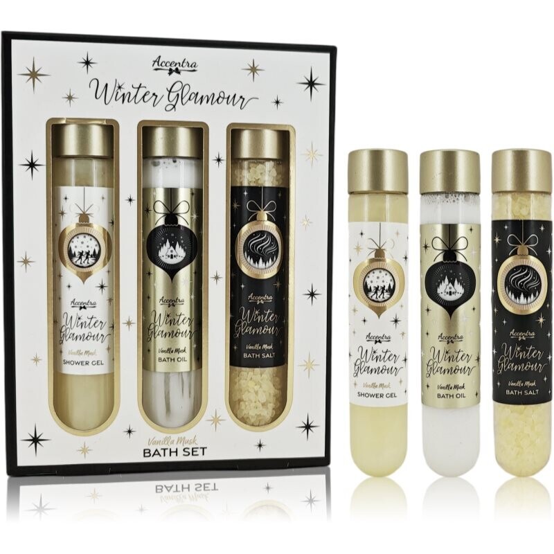 Accentra Bath Set Vanilla & Musk gift set for the bath