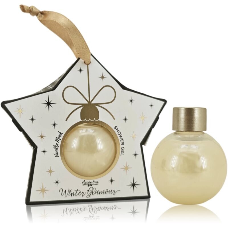 Accentra Winter Glamour Shower Gel shower gel with aroma Vanilla and Musk 60 ml