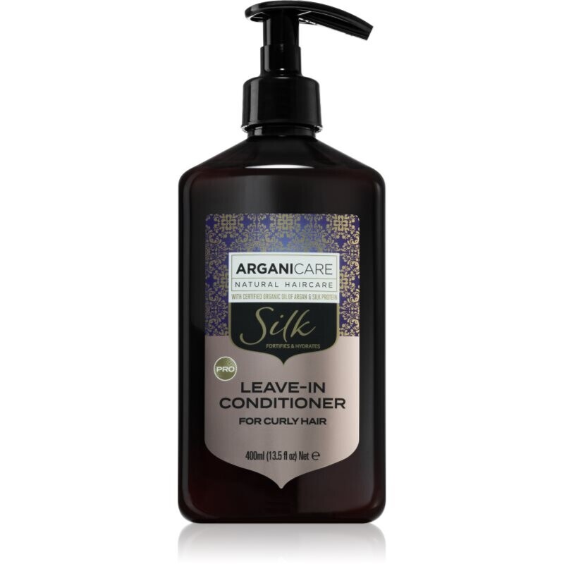 Arganicare Silk Protein Leave-In Conditioner leave-in conditioner for curly hair 400 ml