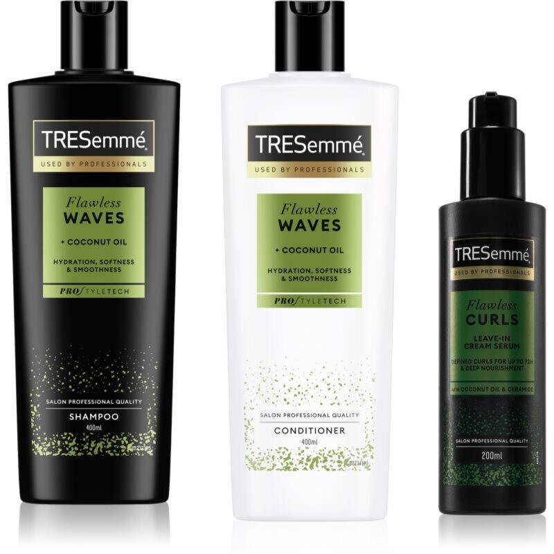 TRESemmé Flawless Waves set for curly hair
